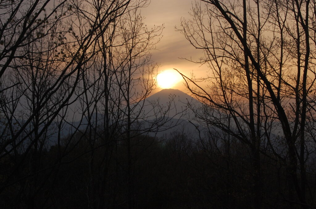 初めてのダイヤモンド富士