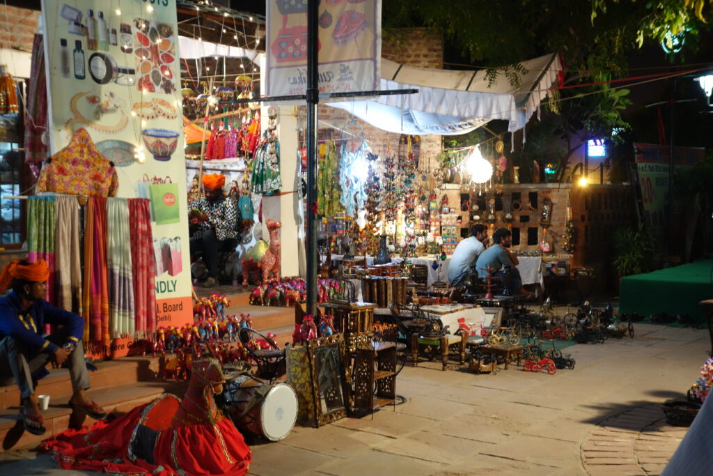 インドデリーの夜市