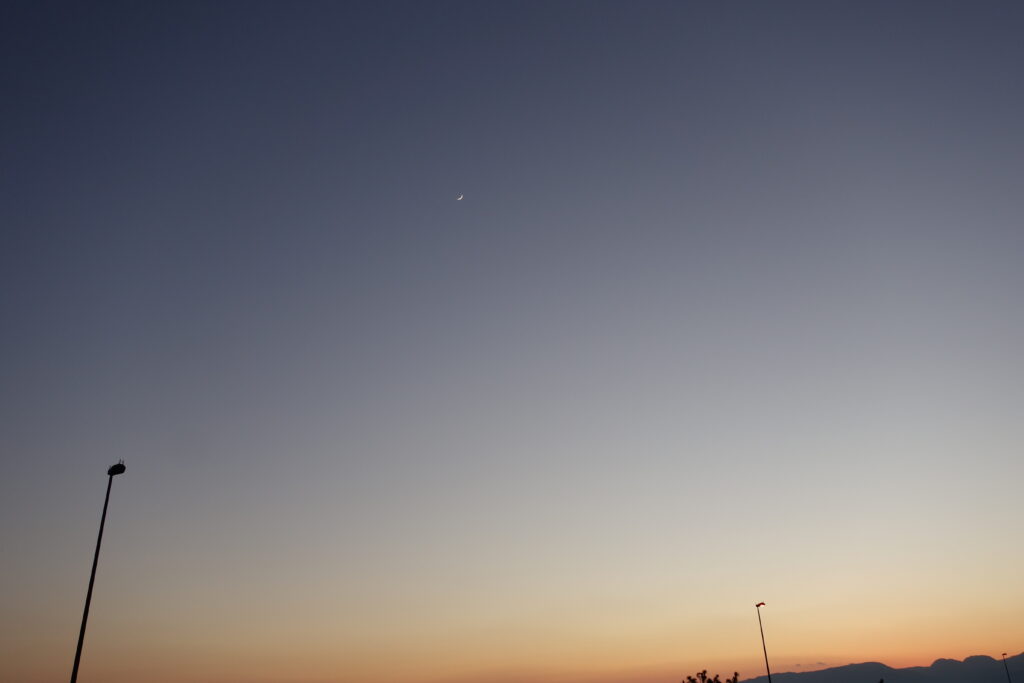 月と金星の接近