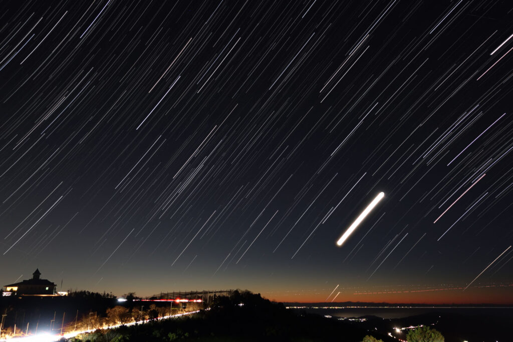 土星、水星とISS