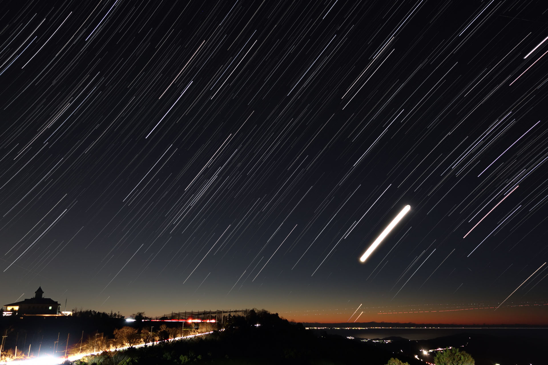 土星、水星とISS