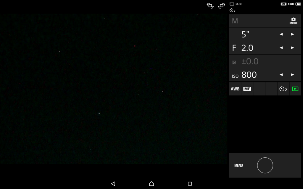 α6000での星野写真