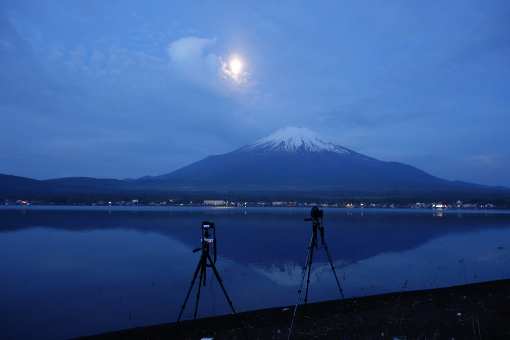 パール富士 in 山中湖 ふたたび