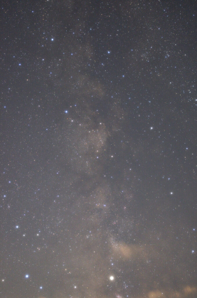 月と木星の接近（18年8月17日）