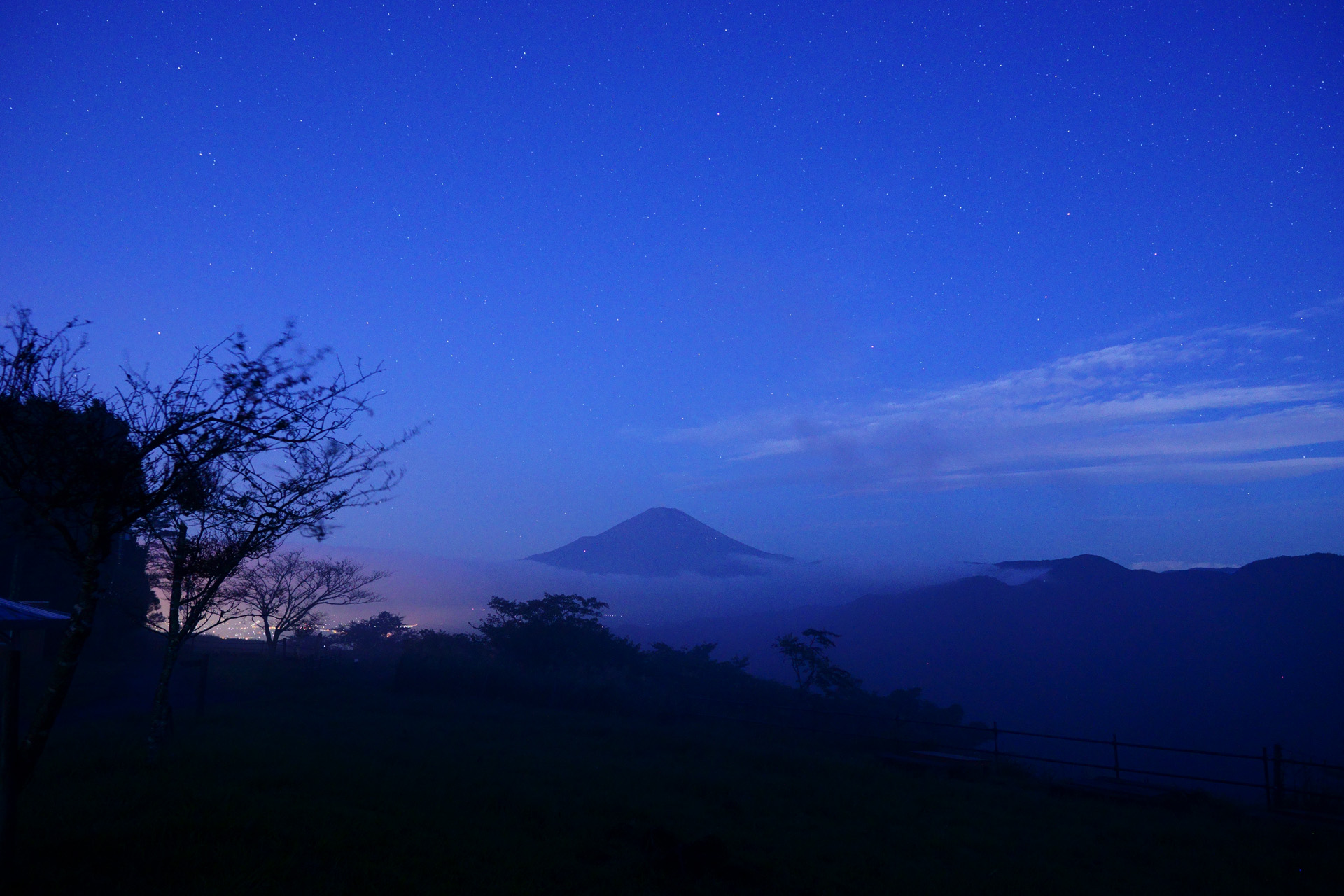 大野山からの富士山