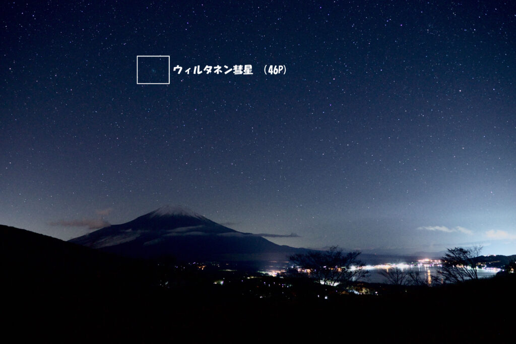 ウィルタネン彗星 （46P) at 181211