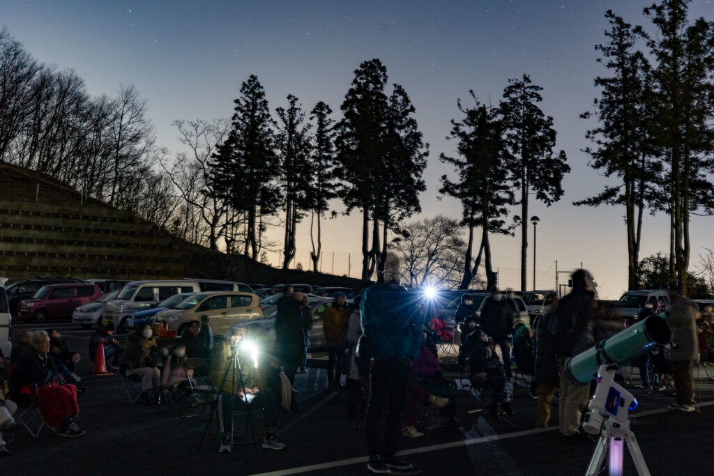 県立つぶらの公園での星を見る会