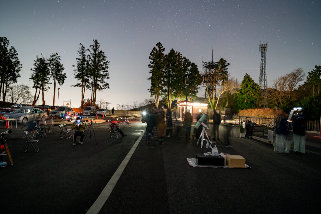 県立つぶらの公園での星を見る会