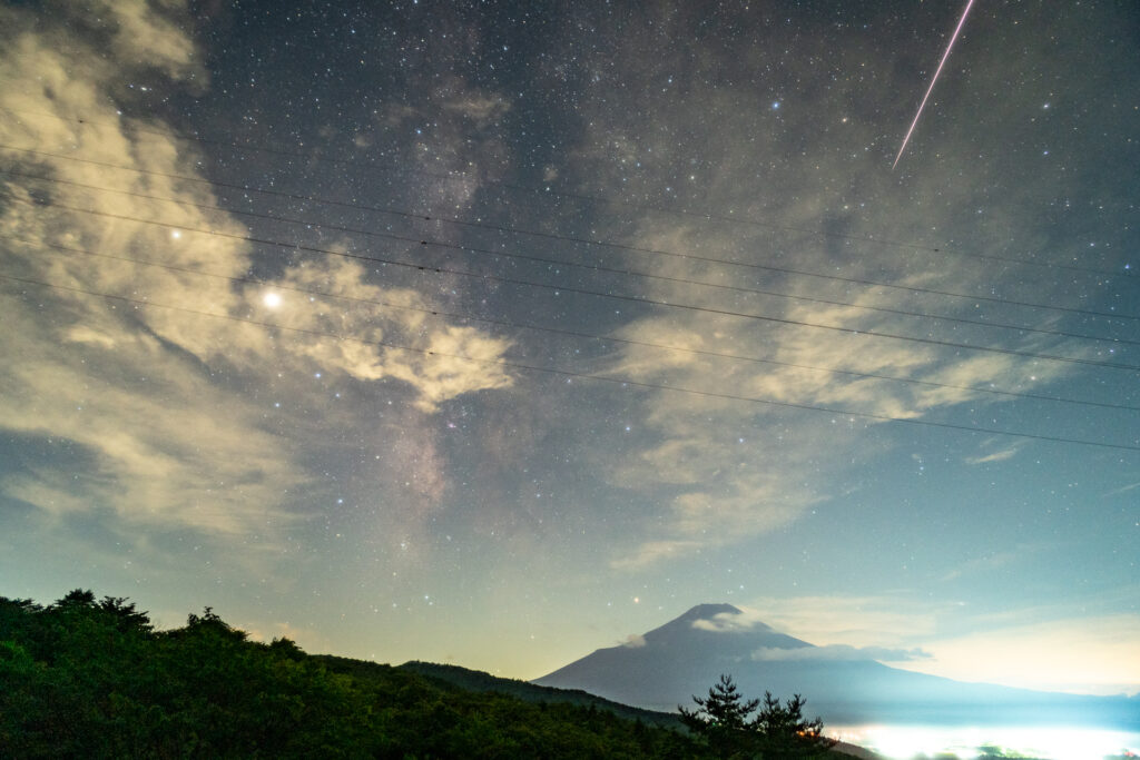ペルセウス座流星群　20年8月13日