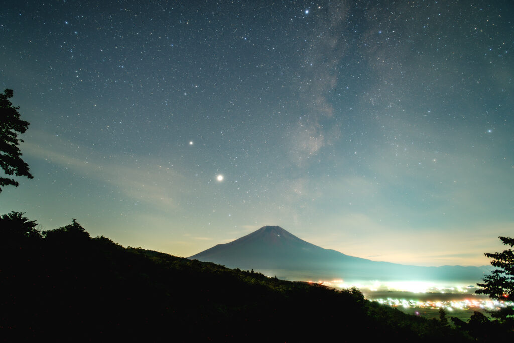 星景写真から電線を消す方法