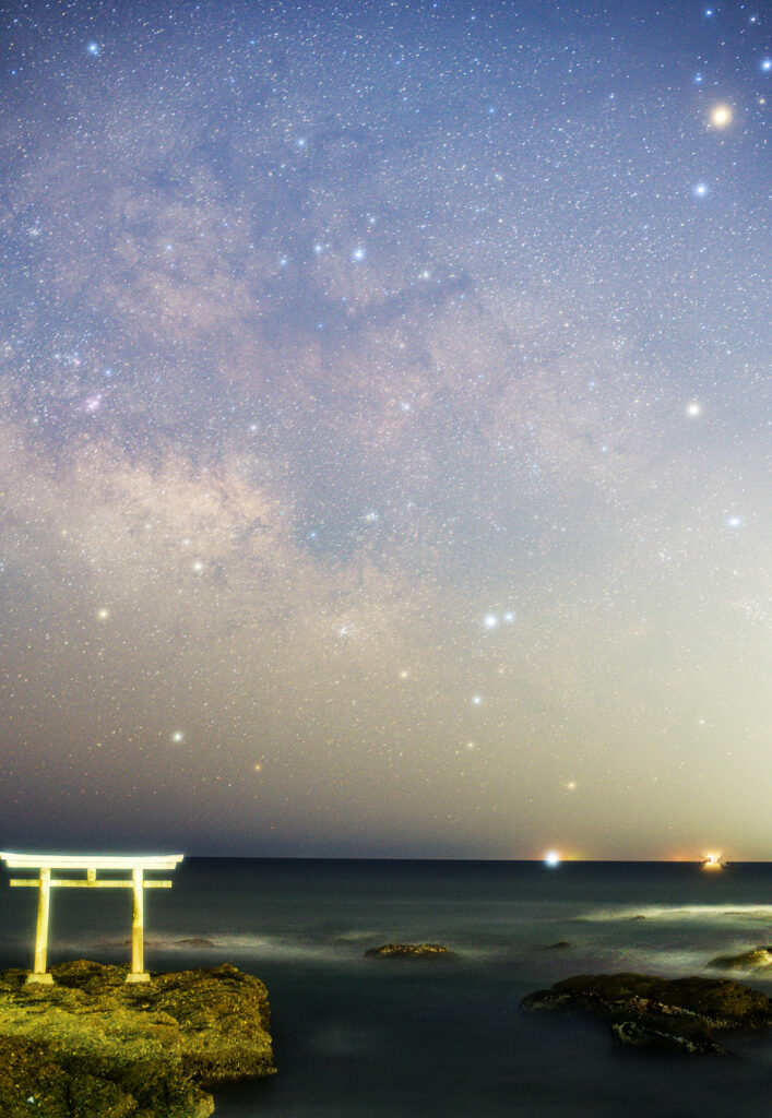 画角と天の川