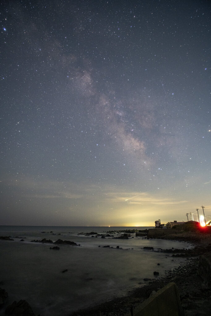 明るい流星を目撃