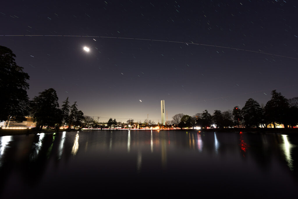 木星と月の接近＋ISS