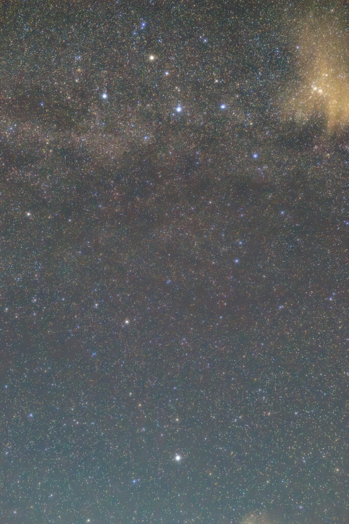 北極星とカシオペア