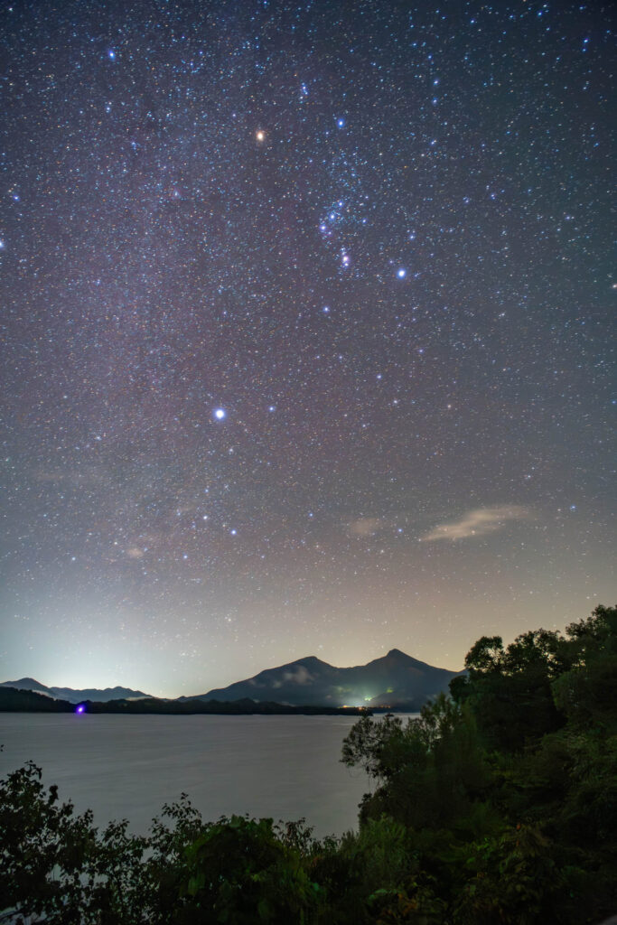 桧原湖　 磐梯山眺望箇所