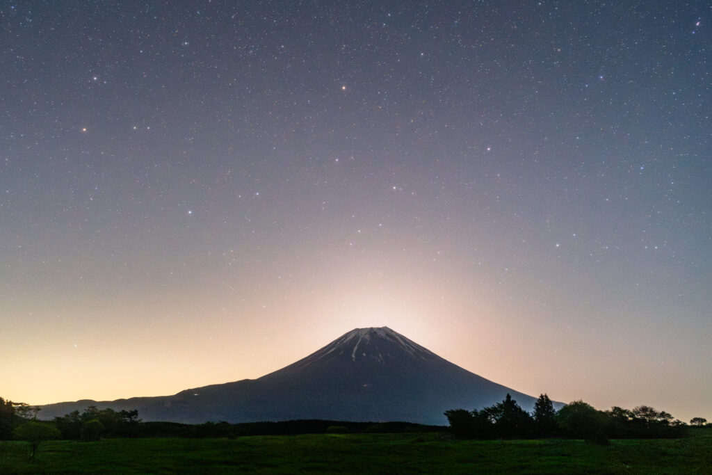 月と土星の接近