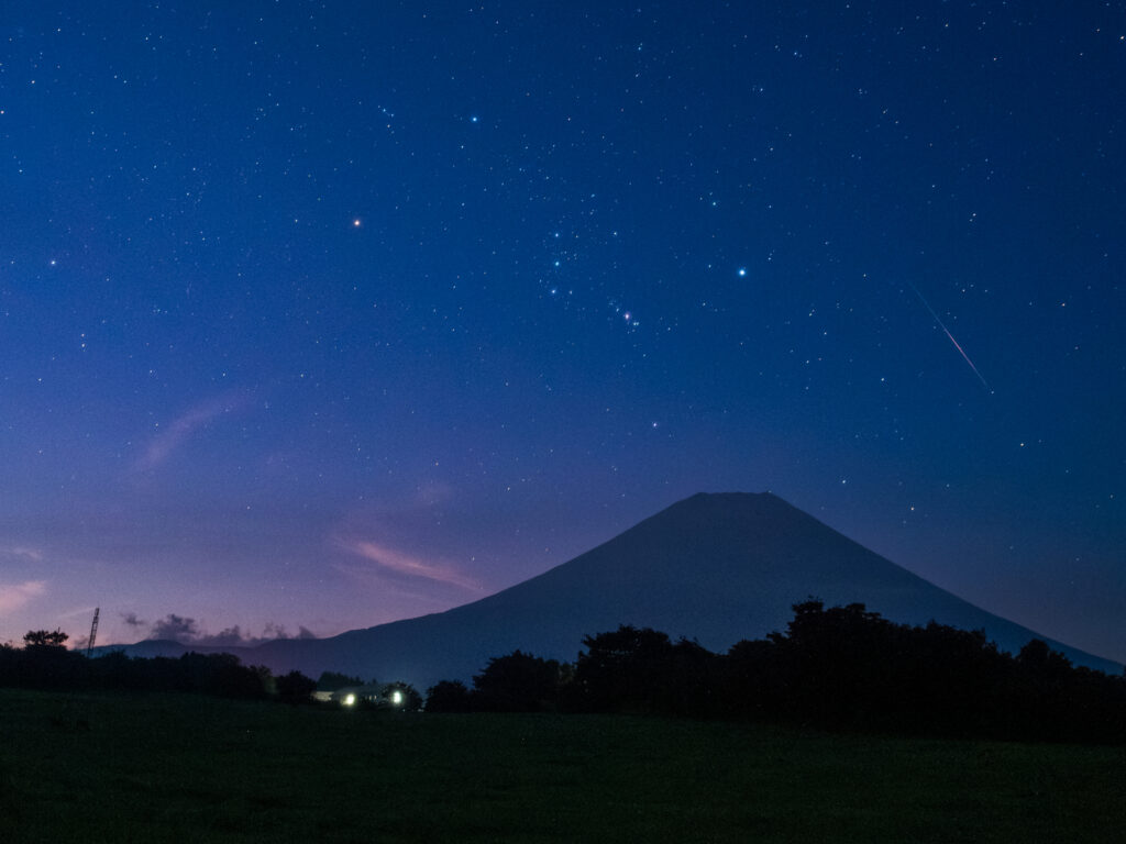 ペルセウス座流星群（240813）　富士ヶ峰
